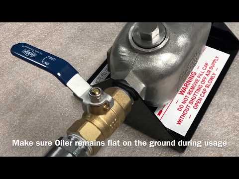 Footage Big Shot lubricator instructional video