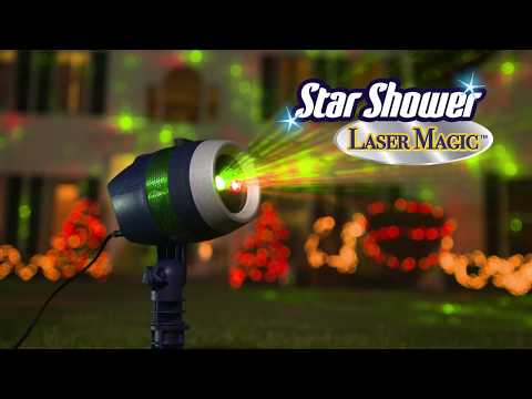 Star Shower Laser Magic 6 motifs / mit 6 Motiven - Vedia.ch