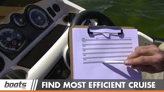 How to Find Most Efficient Cruising Speed
