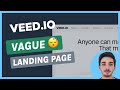 SaaS Landing Page Teardown: Veed.io - A Really Vague Landing Page!
