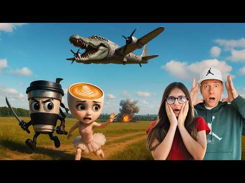 Capuchino Asesino y la Bailarina Capuchina: ¡Amor en peligro!  Arina Dance Stories