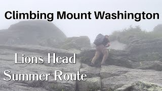 Hiking Mount Washington - Lions Head Summer Route