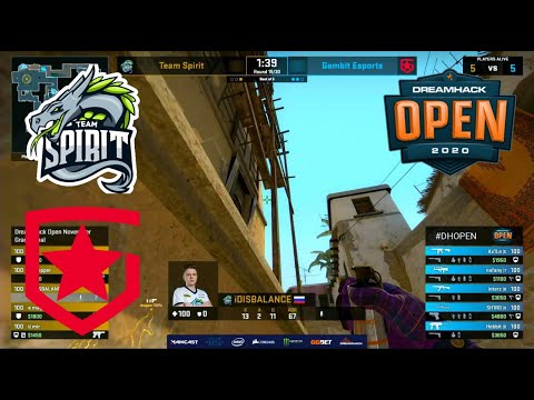 Spirit vs Gambit | Highlights | Dreamhack Open November Final