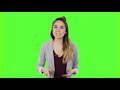 News Anchor Girl Green Screen Green Screen Video News Girl Green Screen