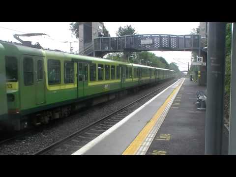 Irish Rail 8100 EMU 8114 + 8116 +8113 + 8115 departs Portmarnock going to Greystones