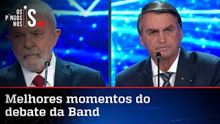 Frente a frente, Bolsonaro chama Lula de ex-presidiário; veja o resumo do debate da Band