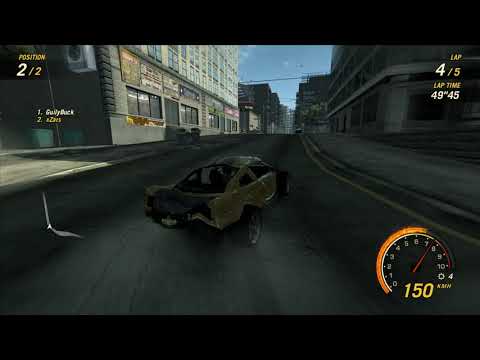 FlatOut: Ultimate Carnage Online - Downtown 1 [0'59"25 Fast Lap]