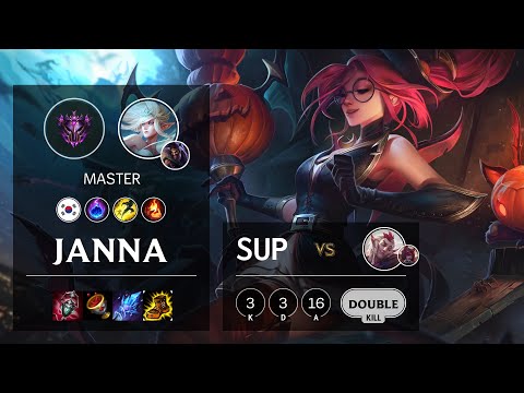 Janna Support vs Rakan - KR Master Patch 10.13