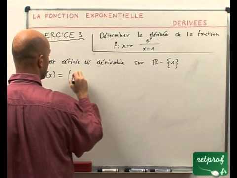 21 Exponentielle : dérivées