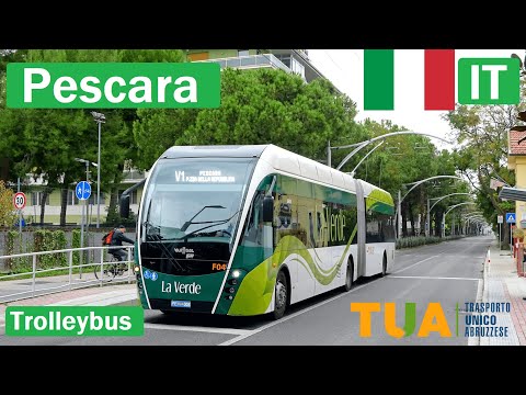 🇮🇹  PESCARA TROLLEYBUS 2025 | Filobus di Pescara【4K】