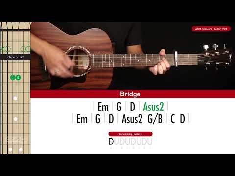What I've Done Acoustic Guitar Cover Linkin Park 🎸|Tabs + Chords|