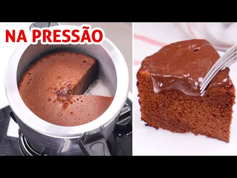 Bolo de Chocolate na Panela de Pressão: Receita Rápida e Fácil