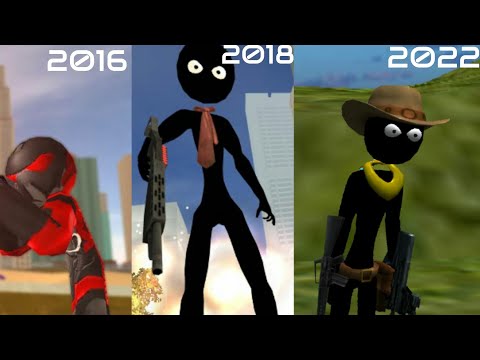 Evolution Of Stickman Rope Hero 2  (2016-2022)