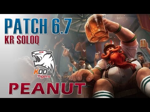 ROX Peanut - Gragas Jungle - KR SoloQ