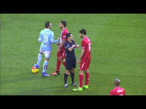 Expulsión de Fazio en su vuelta al Sevilla FC