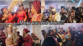 MY SIster’s  LUXURIOUS IGBO/ YORUBA WEDDING That SHUT  Down ABUJA