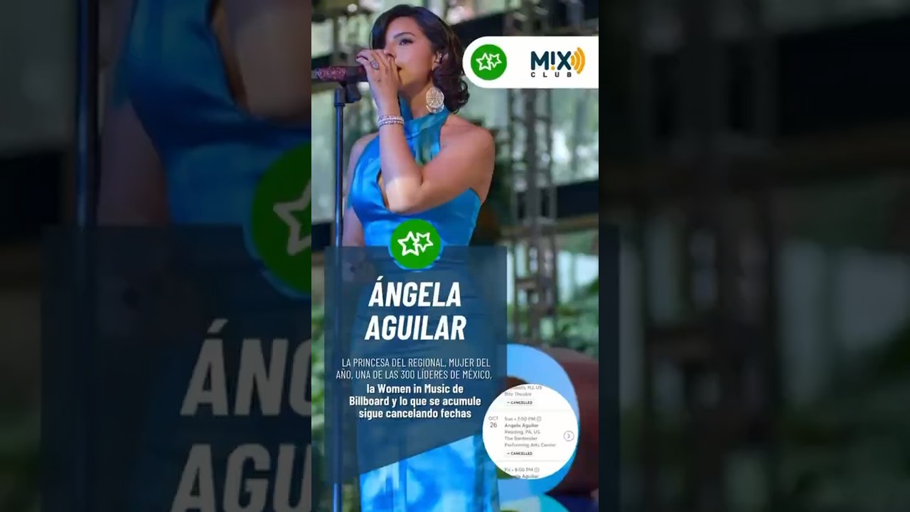 Ángela Aguilar se quedó sin varias paradas en su “Libre Corazón Tour” por EU…