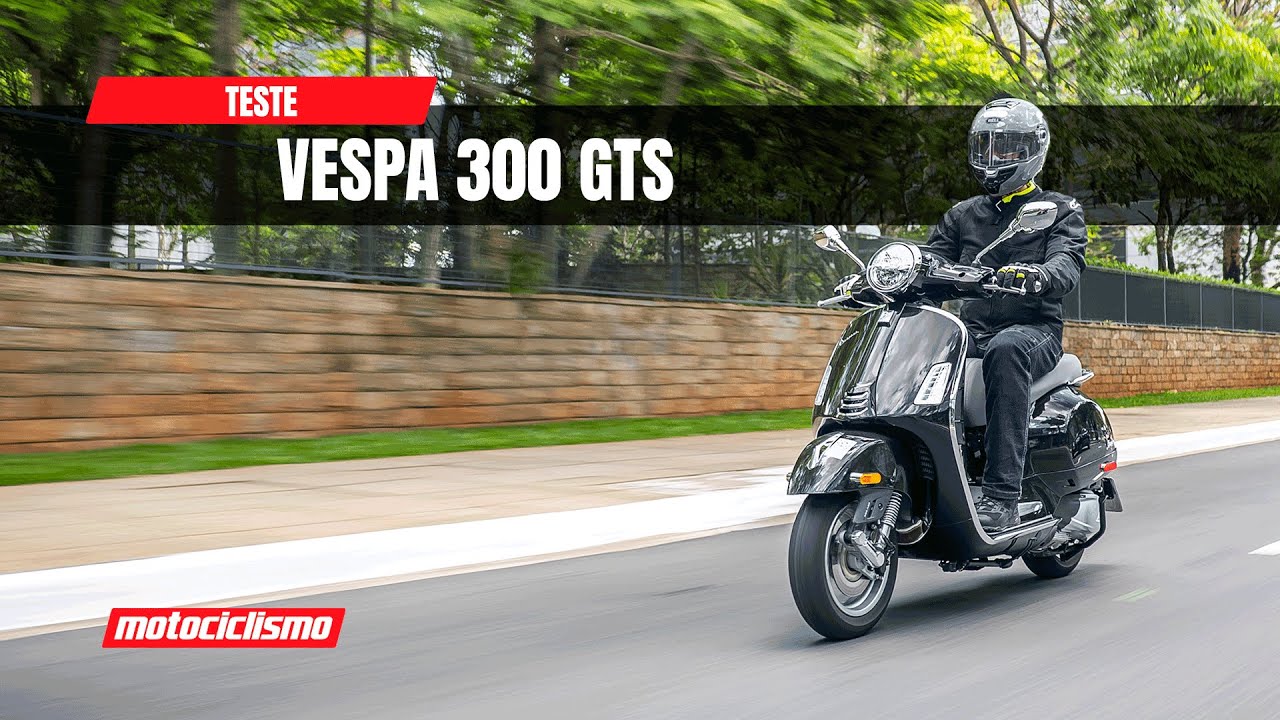 Teste Vespa 300 GTS | Vale a pena comprar?