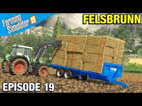 Farming Simulator 19 Timelapse - Felsbrunn FS19 Episode 19 LOADING FLATBED TRAILER