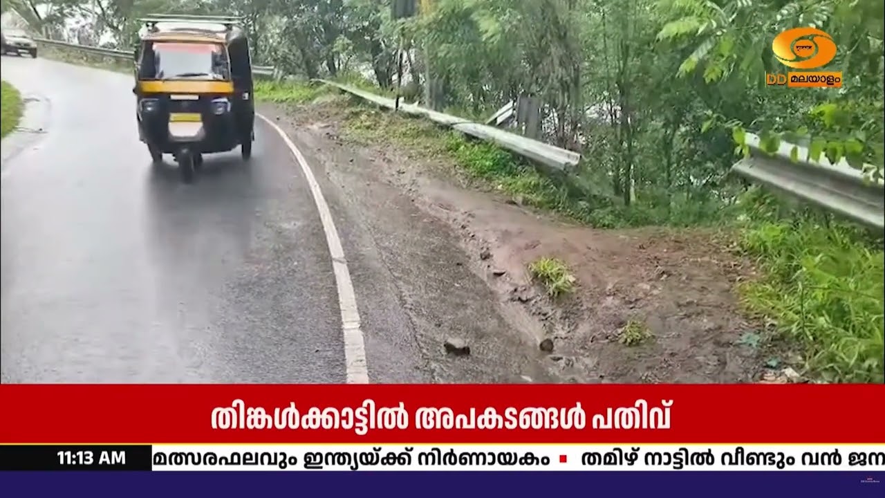 ഇടുക്കി തിങ്കൾക്കാട്ടിൽ അപകടം പതിവ്! തമിഴ്‌നാട്ടിൽ