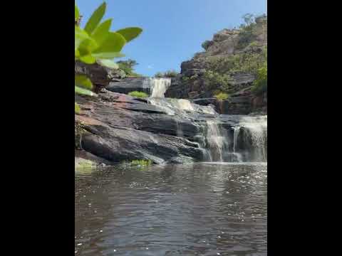Cascada de los Cristales, cerca de Alto Paraíso de Goiás, Brasillll