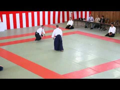 Saku Dojo Aikido Embukai 2010 - Dirk Mueller, Kaname Ariga