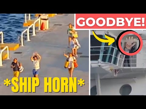 Funniest Pier Runner Drama | Angry Passengers Missing Cruise Ships