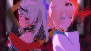 4K『QUEEN』風真いろは・沙花叉クロヱ【ホロライブMMD】