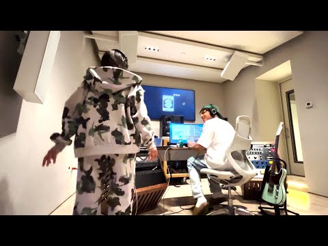 making a beat for Dina Ayada in New York