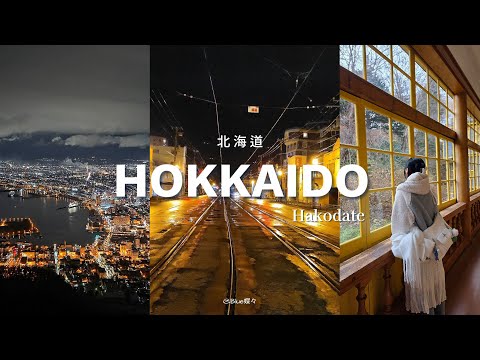Hokkaido Vlog 2🦋| Trains Stopped on a Rainy Day, But the Journey Continued | Hakodate Solo Trip[SUB]