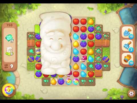 Gardenscapes Level 750