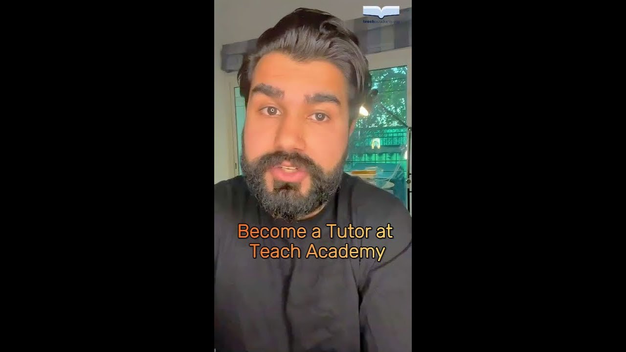 Become a Tutor at Teach Academy.
