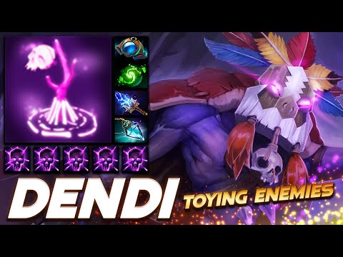 Dendi Witch Doctor Toying Enemies - Dota 2 Pro Gameplay [Watch & Learn]