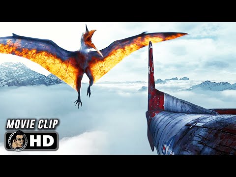 JURASSIC WORLD DOMINION Clip - "A Dinosaur Attacks Kayla's Plane" (2022)