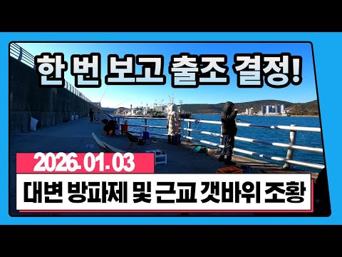 ep 231. UHD  기장 대변 방파제 및 근교 갯바위 조황｜울산 근교 갯바위 조황 ｜Gijang Byeonseong Breakwater and nearby rocky reefs