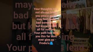 not allwho wander are lost you will find your way Believe in him who died on that cross and is rise