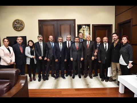Hitit Dernekler Federasyonu Başkan Külcü'yü ziyaret etti