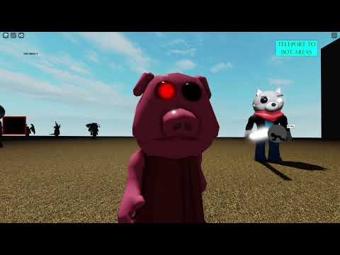 Roblox Piggy GURTY JUMPSCARE NPC TEST! Roblox Piggy FANGAME