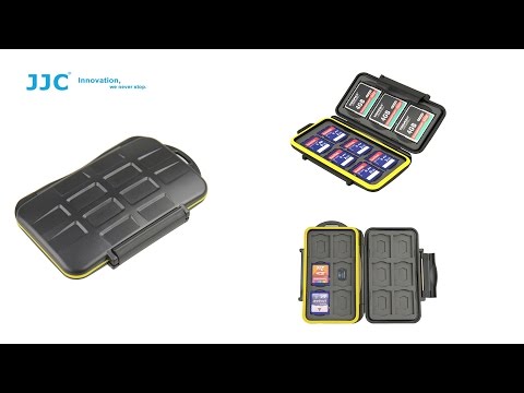 JJC Speicherkartenetuis für CF, SD und Micro-SD Speicherkarten