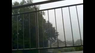 preview picture of video 'Unwetter in Lippe am 27.07.2013'
