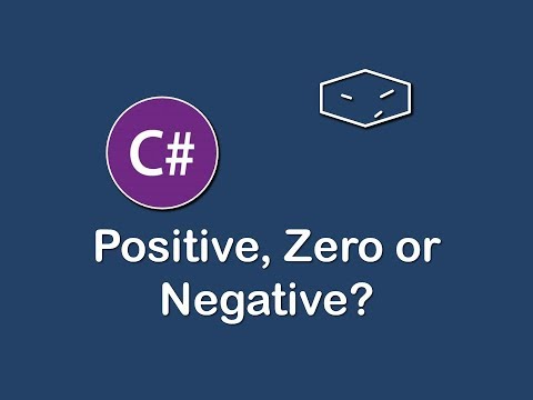 positive zero or negative in c