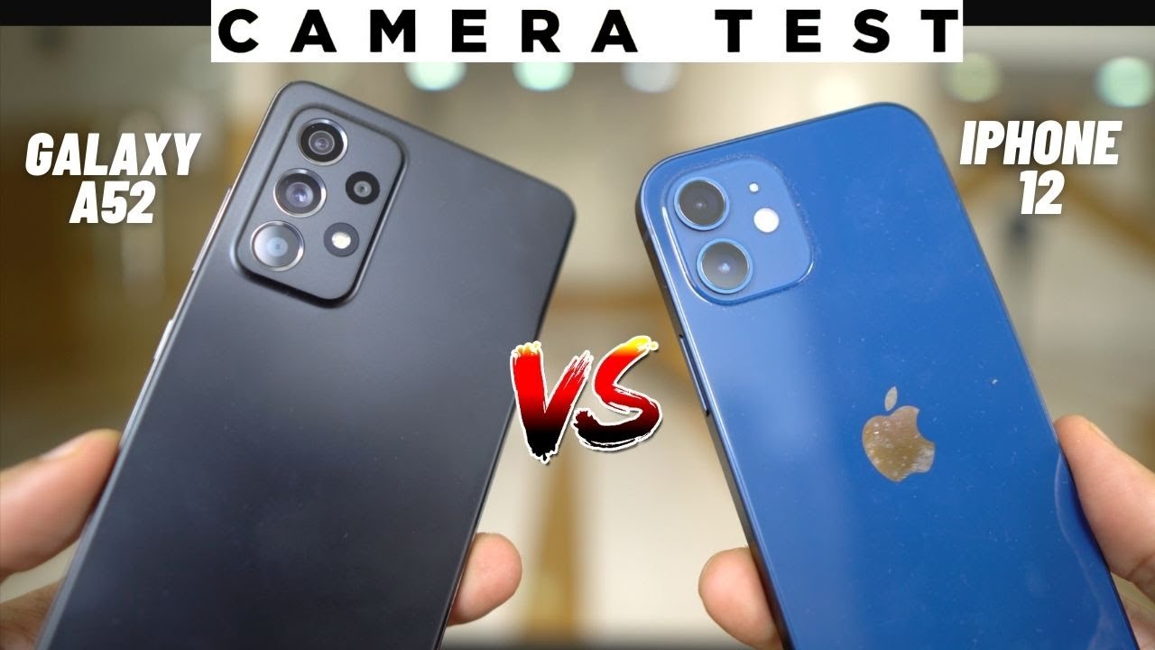 Samsung Galaxy A52 Vs iPhone 12 Camera Comparison!