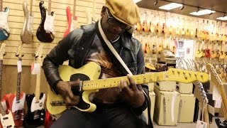 Video thumbnail for The funkiest guitarist Tony Maiden (Rufus) playing our Nash T-52 here at Norman's Rare Guitars by Normans Rare Guitars