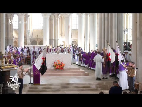 Messe de clôture du 50e pèlerinage des routiers Scouts d’Europe à Vézelay