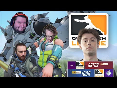 FINALLY! A Good Overwatch Ranked Game - feat. Many OWL Players