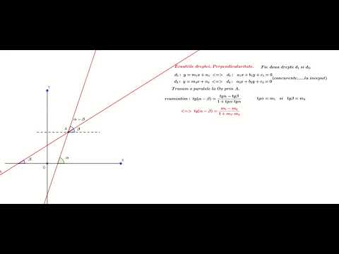 Ecuatiile dreptei  Perpendicularitate  mp4
