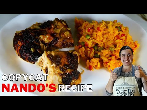 Nando's Peri Peri Chicken & Spicy Rice - Easy Copycat Recipe that you can make at home in no time!