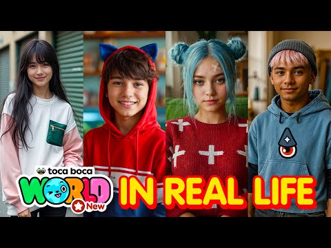 🤩 Toca Boca World FREE CHARACTERS in REAL LIFE 🌏