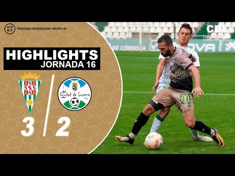 JORNADA 16: CÓRDOBA CF "B" 3-2 CD CIUDAD DE LUCENA