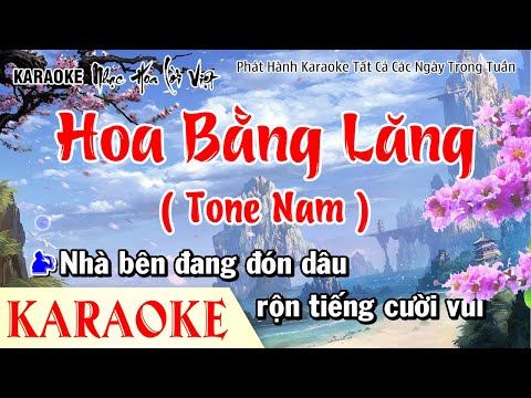 Karaoke Hoa Bằng Lăng Tone Nam Hay Nhất - KARAOKE Nhạc Hoa Lời Việt - Karaoke Nhạc Trẻ Hay Nhất
